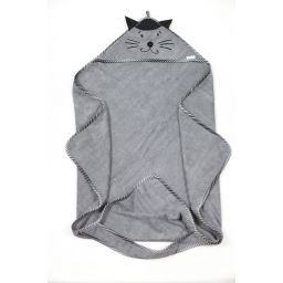 Texpol Koty okrycie kąpielowe 85x85 cm bambusowe szary