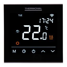 Thermoval WT 2010 mata grzewcza 1 m2 150 W/m2 z termoregulatorem TVT 30 CS WiFi czarnym