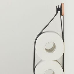 Tiger Urban uchwyt na papier toaletowy zapasowy czarny mat 13154.3.07.46