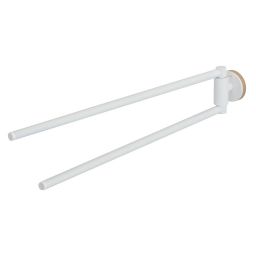 Tiger Urban wieszak na ręcznik dwuramienny biały 13163.3.01.46