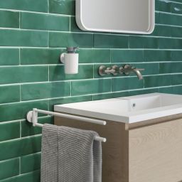 Tiger Urban wieszak na ręcznik dwuramienny biały 13163.3.01.46