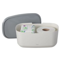 Tiger Tess pojemnik do przechowywania z pokrywą biały/jasnoszary 1328520146