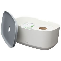 Tiger Tess pojemnik do przechowywania z pokrywą biały/jasnoszary 1328520146