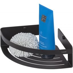 Tiger Caddy koszyk łazienkowy narożny czarny mat 14004.30.7.46