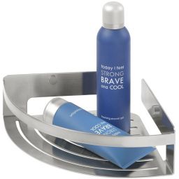 Tiger Caddy koszyk łazienkowy narożny stal szczotkowana 14006.30.9.46