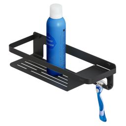 Tiger Caddy koszyk prysznicowy 32 cm z haczykiem czarny 1401030746