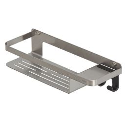 Tiger Caddy koszyk łazienkowy 32 cm z haczykiem stal szczotkowana 1401030946