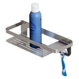 Tiger Caddy koszyk łazienkowy 32 cm z haczykiem stal szczotkowana 1401030946