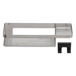 Tiger Caddy koszyk łazienkowy 32 cm z haczykiem stal szczotkowana 1401030946