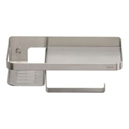 Tiger Caddy uchwyt na papier 24 cm z półką stal szczotkowana 1401430946