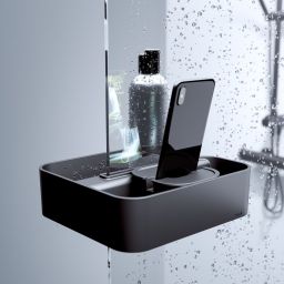 Tiger 2 Store półka prysznicowa przypinana czarna 1500310746