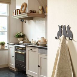 Tiger Cats wieszak na ręcznik czarny 159030741