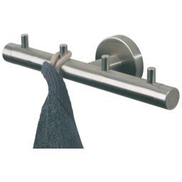 Tiger Boston wieszak na ręcznik 4-hakowy stal szczotkowana 309830946