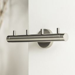 Tiger Boston wieszak na ręcznik 4-hakowy stal szczotkowana 309830946