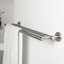 Tiger Boston wieszak podwójny na ręcznik stal szczotkowana 308630946