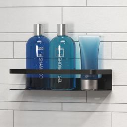 Tiger Caddy koszyk prysznicowy 35 cm z wieszakiem czarny 1400830746