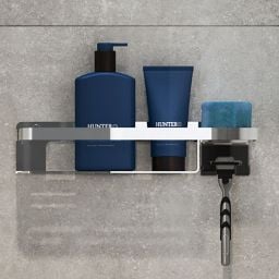 Tiger Caddy koszyk prysznicowy 32 cm z haczykiem chrom 1401030346