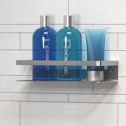 Tiger Caddy koszyk prysznicowy 35 cm z wieszakiem stal szczotkowana 1400830946