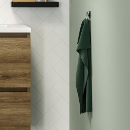 Tiger Carv wieszak na ręcznik czarny 800243