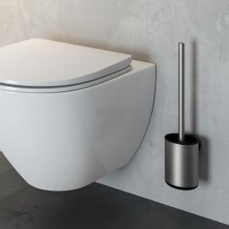 Tiger Cooper szczotka toaletowa wisząca stal/czarny 800229