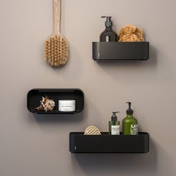 Tiger 2 store pojemnik łazienkowy czarny 800380