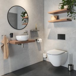 Tiger Cooper szczotka toaletowa stojąca stal/czarny 800230