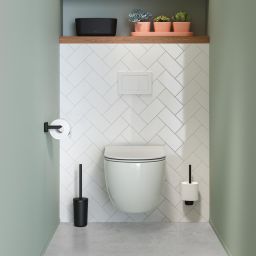 Tiger Carv szczotka toaletowa stojąca czarna 800246