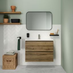 Tiger Carv wieszak na ręcznik czarny dwuramienny czarny 800247