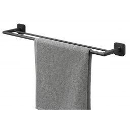 Tiger Carv drążek na ręcznik podwójny czarny 800248