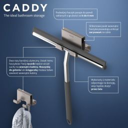 Tiger Caddy wieszak na ręcznik stal 800295