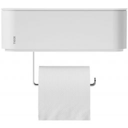 Tiger 2 store uchwyt na papier toaletowy z pojemnikiem do przechowywania biały 800379