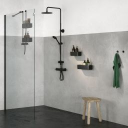 Tiger 2 store pojemnik łazienkowy czarny 800380