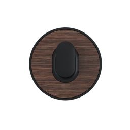 Tiger Noce wieszak na ręcznik duży czarny/efekt drewna 800418