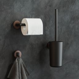 Tiger Noce wieszak na ręcznik duży czarny/efekt drewna 800418