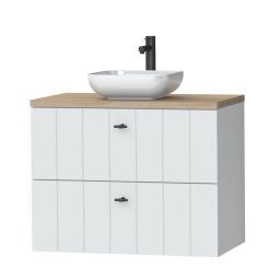 Tiger Maryport szafka 80 cm podumywalkowa wisząca biały mat 1495028801