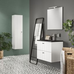 Tiger Maryport szafka 80 cm podumywalkowa wisząca biały mat 1495028801