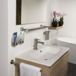 Tiger Boston półka łazienkowa 58,1 cm biała-stal 308430946