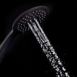 Tiger Twiss zestaw prysznicowy ścienny termostatyczny z deszczownicą czarny 1714840746