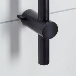 Tiger Splash Akcent zestaw prysznicowy ścienny czarny mat/mosiądz błyszczący 1714945644