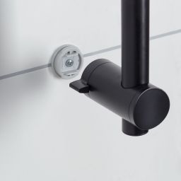 Tiger Splash Akcent zestaw prysznicowy ścienny czarny mat/mosiądz błyszczący 1714945644