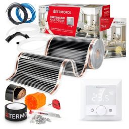 Termofol TF folia grzewcza 1 m2 80W/m2 z akcesoriami i termoregulatorem TF-H5 białym TF305.80.H5.10