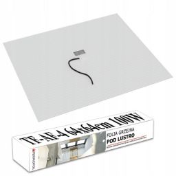 Termofol TF-AF mata grzewcza pod lustro 64 cm kwadratowa 100W biała TF-AF-4