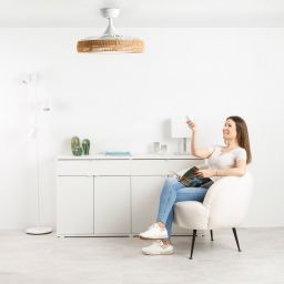 Taurus Polar lampowentylator podsufitowy 1x30 W biały-brązowy 942123000