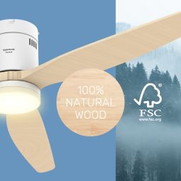 Taurus Polar lampowentylator podsufitowy 1x30 W biały EST9440330L