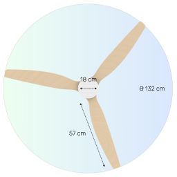 Taurus Polar lampowentylator podsufitowy 1x30 W biały EST9440330L