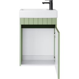 Uptrend Miseno umywalka z szafką 40 cm szałwia mat 001-SU40-03+TR41355