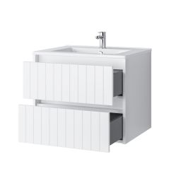 Uptrend Melito umywalka z szafką 60 cm ideal biały mat 002-SU60-01+UP4530-600