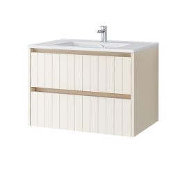 Uptrend Melito umywalka z szafką 70 cm almond mat 002-SU70-02+UP4530-700