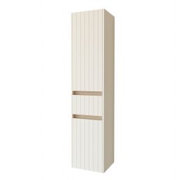 Uptrend Melito szafka 37,5x30x165 cm boczna wisząca almond mat 002-SW38-02