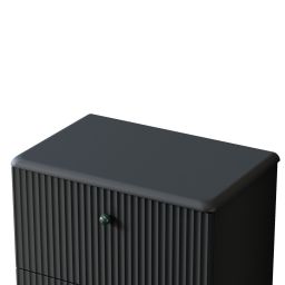 Uptrend Panarea blat naszafkowy 80x38 cm Obsidian Black mat 005BL8003